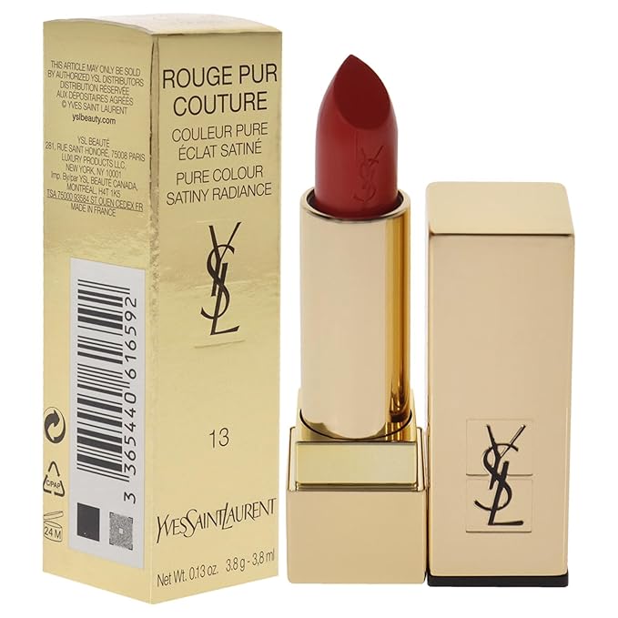 Yves Saint Laurent Rouge Pur Couture Pure Color Satiny Radiance Lipstick, Le Orange, 0.1 Ounce