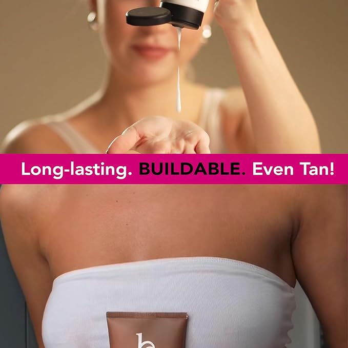Self Tanning Lotion - Travel Size Tanner for Sunless Tan with Organic & Natural Ingredients