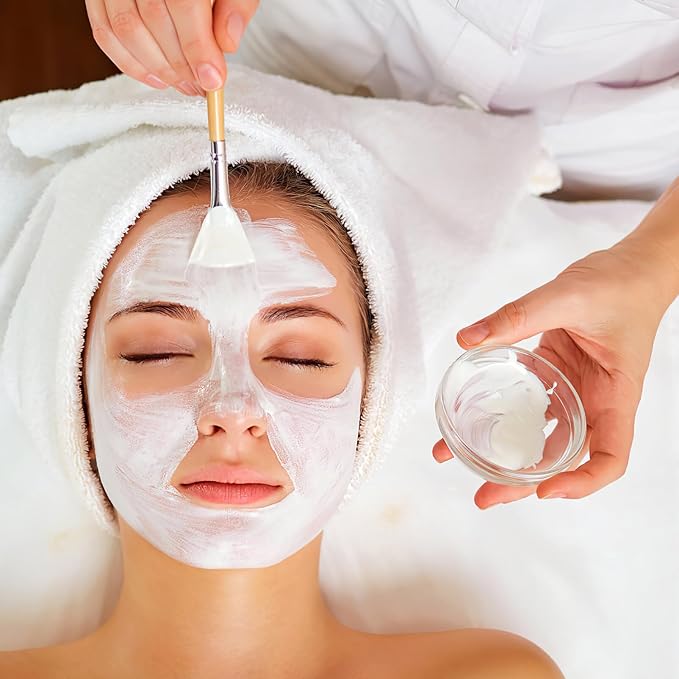 Cabilock 10PCS Facial Mask Bowl Mixing Bowl: Glass Cosmetic Mix Bowl Making Accessory Clear Prep Measuring Bowl DIY Mix Bowl Mud Mask and Other Skincare Products