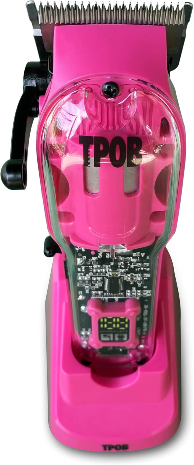 TPOB Slime 2 Candy Edition Barber Hair Clippers for Men 6800 RPM with Matte Pink Case and Taper Blade