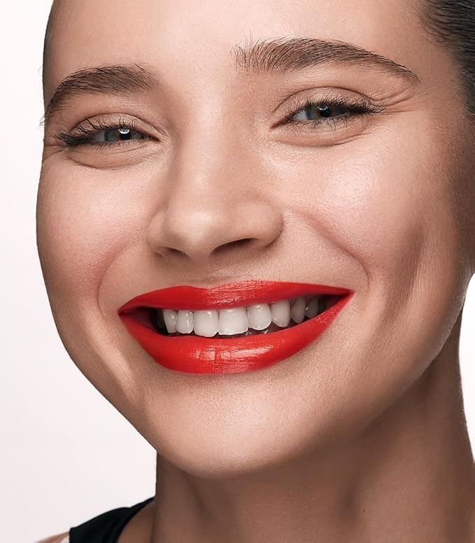 MAKE Beauty Cream Supreme Long-Lasting Lipstick. High Impact Hydrating Lip Color with Emollient Moisturizing Formula. Creamy Semi-Glossy Lipstick - Shade, New Lava