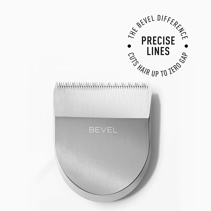 Bevel Trimmer Razor Blades Set - Square & T Blade Trimmer for Face, Head & Body