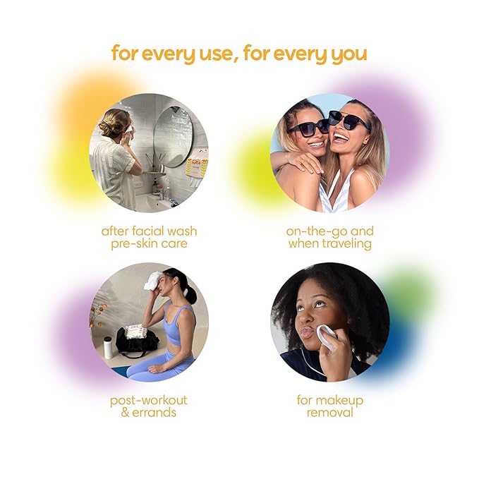 Disposable Face Towels, Makeup Remover Wipes for face, 270 Count, 7.8 in x 7.8 in, 3 Bags of Dry Unscented Makeup Wipes for sensitive skin with free hook for easy hang