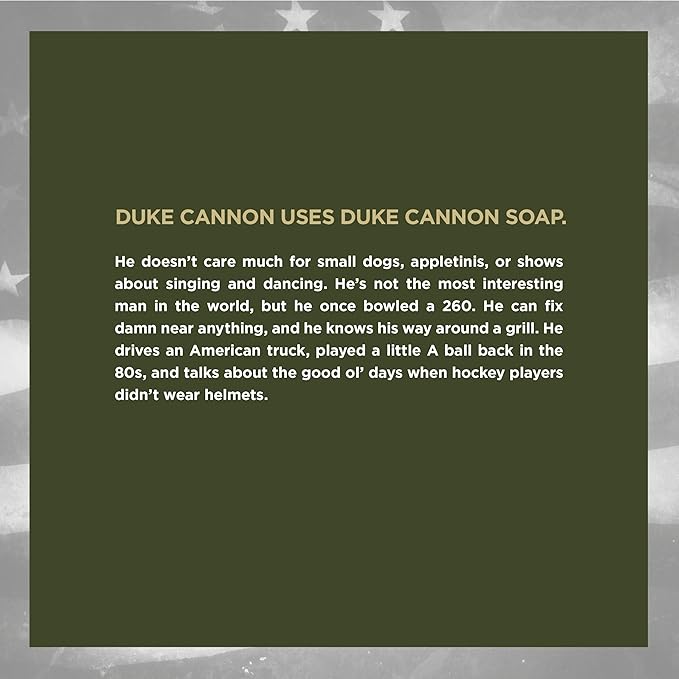 Duke Cannon Supply Co. Big Brick of Soap Bar for Men, Victory - Extra Large, All Skin Types, 10 oz. (Pack of 6)