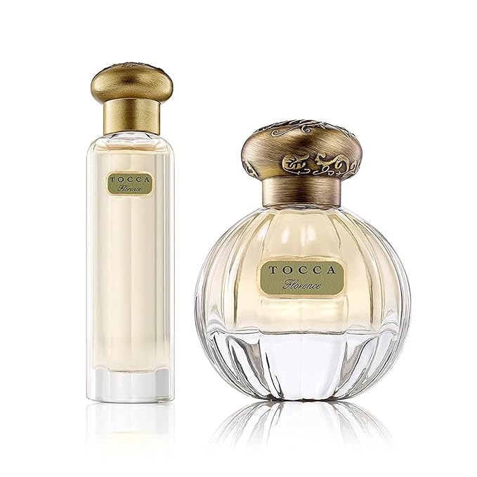 Tocca Florence (20ml + 50ml) Perfume Set for Women - Classic Floral, Bergamot, Pear, Gardenia, Hand-Finished Bottle