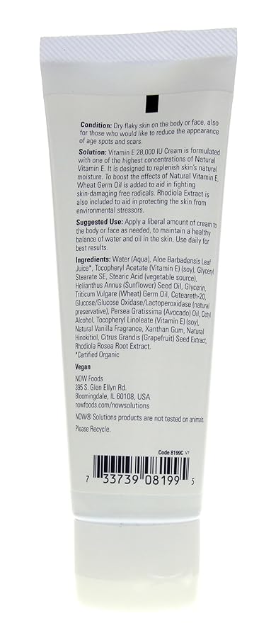 Vitamin E Cream 28,000 IU - 4 oz. (Two Pack)