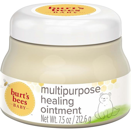 Burt's Bees Baby Multipurpose Healing Ointment with Shea Butter, Face & Body Baby Ointment for Dry Skin, 100% Natural Origin, 7.5 Oz