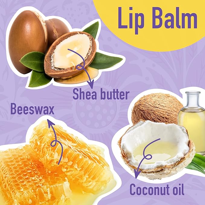 AZEN 24 Pack Lip Balm, Natural Lip Balm Bulk, Moisturizing Lip Balms for dry cracked lips