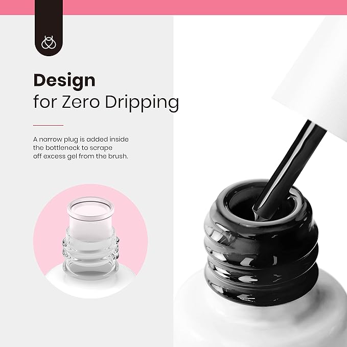 beetles Gel Polish Nail Art Liner Set Unicorn Dreamy Gel Liner Nail Polish White Black Red Silver Nude Glitter Colors Paint Swirl Built Thin Brush in Bottle Soak off Led Lamp Manicure Kits