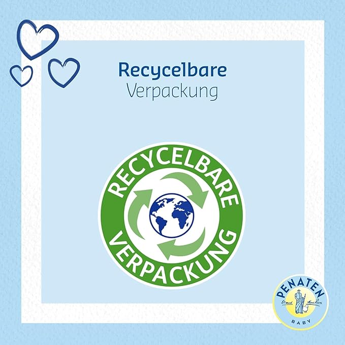 Penaten Bad & Shampoo, sanft reinigendes & pflegendes 2 in 1 Badezusatz Waschgel & Baby Shampoo (1 x 400 ml)