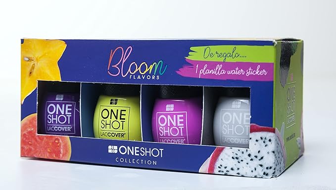 NAIL POLISH GEL SET BLOOM COLLECTION, 8 COLORS, 1/2 Fl Oz each one, by NAIL FACTORY