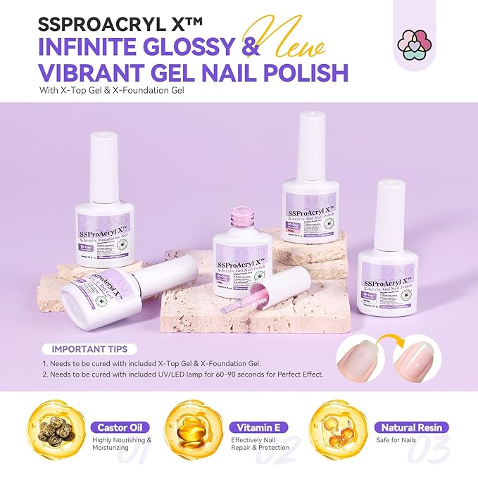 SAVILAND Nails Kit Acrylic Set: Professional Acrylic Nail Kit with Nail Tranning Mat Nail Art Brush Nail Drill Nail Polish with Dryer for Nail Extension Carving