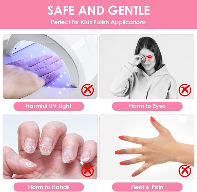 Nail Dryer Professional 300W Quick Drying Gentle Nail Dryer Fan for Regular Polish Acrylic Dip Powder Nail Dehydrator Primer with Hot & Cold Air Nail Tech for Home Salon