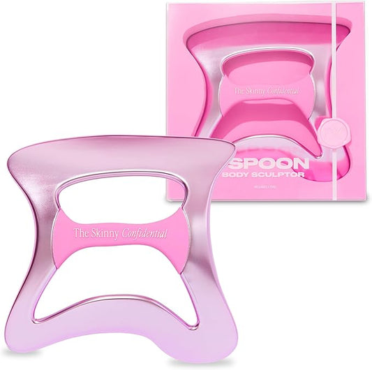 The Skinny Confidential Le Spoon Body Sculpting Tool - Muscle Scraper & Body Sculptor Massage Tool - Full-Body Treatment for Blood Flow & Circulation - Muscle Release Soothes Muscle Tension