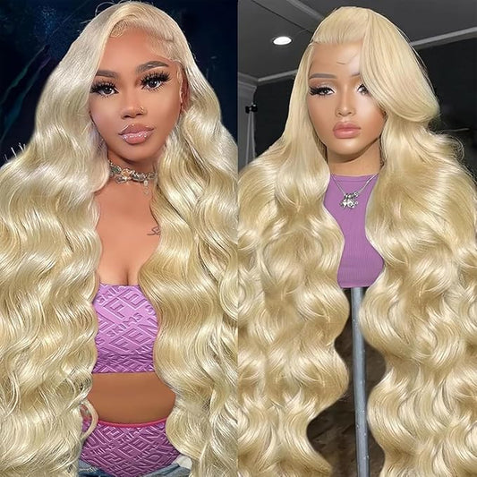 13x4 Blonde Wig Human Hair 613 Lace Front Wig Human Hair Pre Plucked with Baby Hair HD Lace Frontal Wigs Human Hair 200 Density Glueless Body Wave Lace Front Wigs Human Hair Colored Wigs 20 Inch