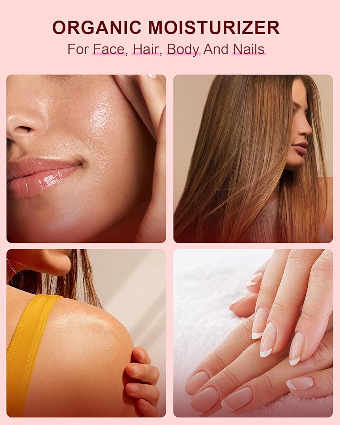 Organic Rosehip Seed Oil, USDA 100% Pure Rosehip Oils for Face, Hair & Body, Large Glass Bottle 16 fl oz Cold Pressed Rose Hip Oil for Skin Care, Moisturizing, Massage, Gua Sha & DIY Blends