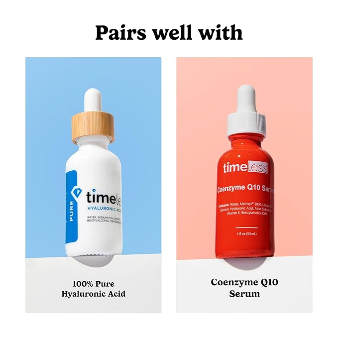 Timeless Skin Care Vitamin C Serum with Vitamin E & Ferulic Acid - Brightening Serum - for Oily & Dry Skin - Fragrance-Free - 4 oz