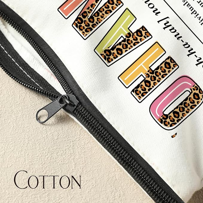 5 PCS Ohana Noun Makeup Bag Family Gifts Hawaiian Gifts Family Gifts Ideas for Women Female Mom Grandma Friend Vacation Holiday Christmas Cosmetic Bag Travel Toiletry Bag