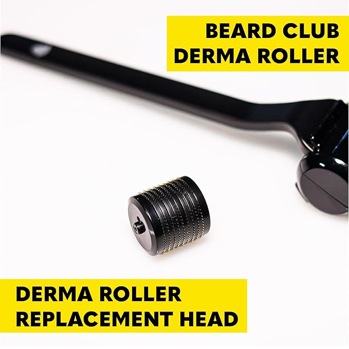 The Beard Club Derma Roller Replacement Head - 0.3mm Titanium Microneedles