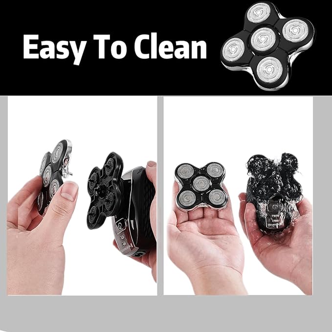 Pro Blades Shaver Replacement Head Compatible with Remington Balder Head Shaver Model XR7000,Stainless Steel Replacement Blades Precision Electric Shaving for Bald Men(2 pack)