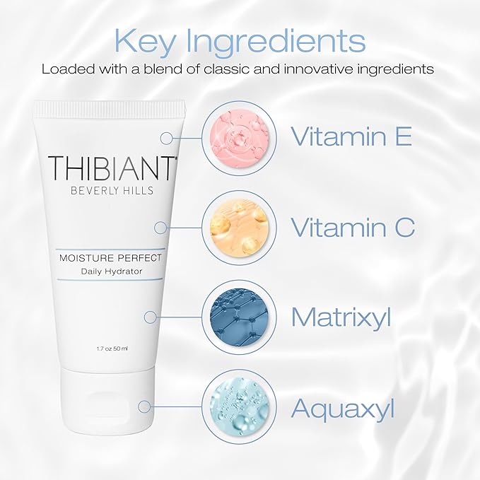 Moisture Perfect Daily Hydrator - Face Moisturizer, Anti aging Face Cream for Fine Lines & Wrinkles, Fragrance-free, Paraben Free (1 .7 Oz)