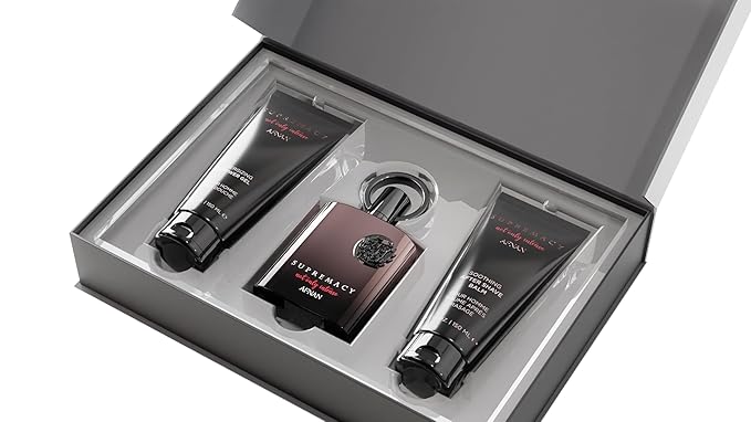 Afnan Gift Set Supremacy Not Only Intense Perfume Gift Set For Men – Eau De Parfum (3.4 Oz), After Shave (5 Oz), Shower Gel (5 Oz)