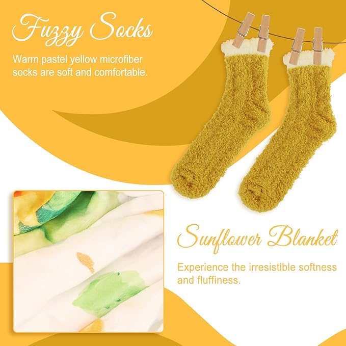 Sunflower Gifts for Women, Get Well Soon Gift Basket for Women,15pc Care Package Feel Better Gift, Surgery Wellness Kit, Thinking of You Sunshine Birthday Box for Her Mom Friend Coworkers Teacher Wife