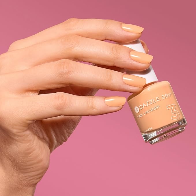 Dazzle Dry Nail Lacquer (Step 3) - Creamsicle Sorbet - A refreshing cantaloupe melon. Semi-sheer cream. (0.5 fl oz)