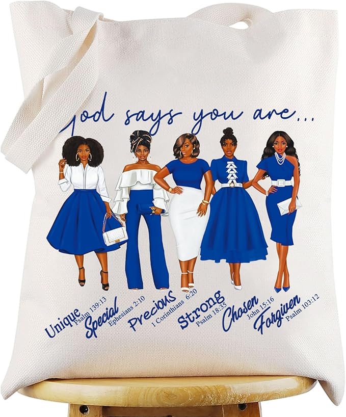 WZMPA Sorority Zeta Cosmetic Makeup Bag Finer Women Gift God Says You Are Sorority Makeup Zipper Pouch Bag Zeta Paraphernalia (God Says Zeta T)