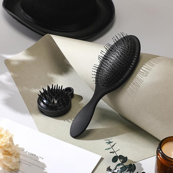 Sawysine 12 Pcs Gift Basket for Women Hair Care Spa Accessories Set Preppy Women's Birthday Mother's Day Gift Stuff(Black)