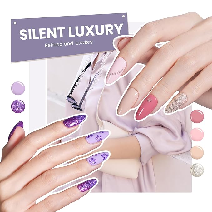 Beetles 60 Colors Gel Nail Polish Set, Summer Gel Polish Kit Glitter Hot Pink Orange Red Blue White Black 69 Pcs with 5Pcs Base Top Coat Gel Gifts for Mom Exquisite Femininity