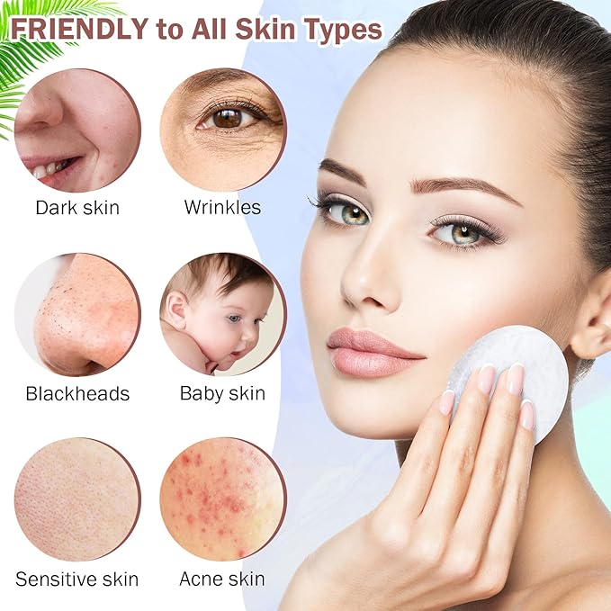 300 Count Compressed Facial Sponges Natural Face Sponges for Cleansing Disposable Facial Exfoliating Pads for Estheticians(Colorful)