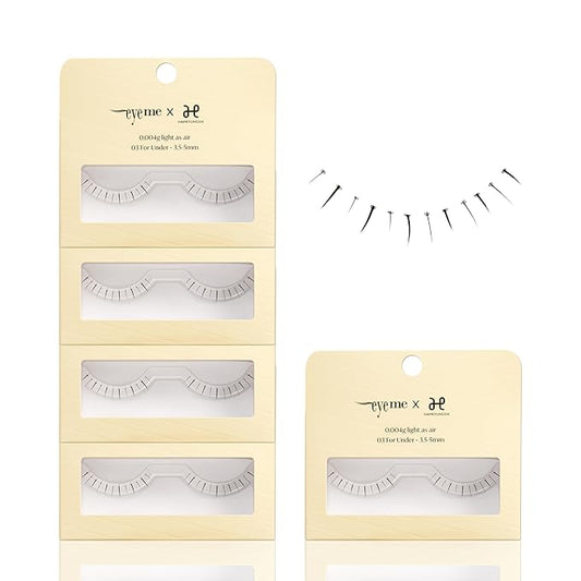 Eyelash x Artist Collaboration NO.01 – 5 Set Pack, Natural False Eyelashes, Short Lashes for a Soft & Wispy Look, Easy to Apply for a Seamless & Elegant Finish, K-Beauty