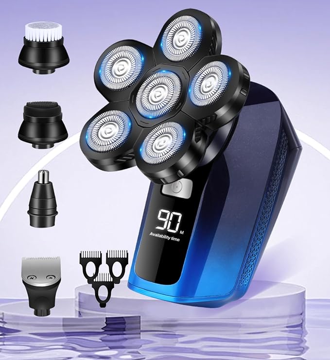 Electric Razors for Women-5 in 1 Lady Electric Shaver for Leg-Wet Dry Womens Shaver-Close Shave | Painless Women Razors for Public Hair,Private Area,Face Nose Hair,Underarms,Bikini