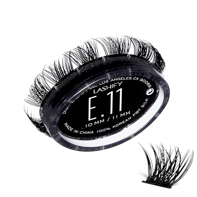 Lashify Extreme 11mm Gossamer DIY Eyelash Extensions Refill, Black, Easy False Lashes To Add Tremendous Volume