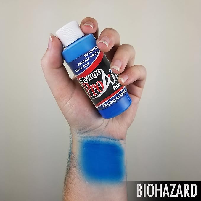 Face Painting Makeup - ProAiir Makeup - Set of 6 Atomic UV Colors - 2.1 oz (60ml)