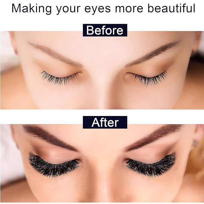 Alcastar Magnetic Eyelashes with Eyeliner Kit, Magnetic Lashes Natural Looking with, Reusable,Long Lasting, Easy Apply,Cruelty-Free. (FBA-ATZ1004-A2)