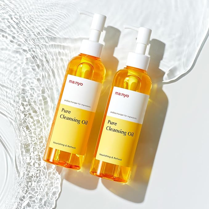 ma:nyo Pure Cleansing Oil Korean Facial Cleanser, Blackhead Melting, Daily Makeup Removal with Argan Oil, Korean Skin care 6.7 fl oz *(2 Pack)