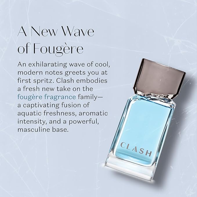 O Boticário Clash Eau de Toilette for Men, Striking Freshness Forged Under Pressure, 3.2 Ounce (100 ml)