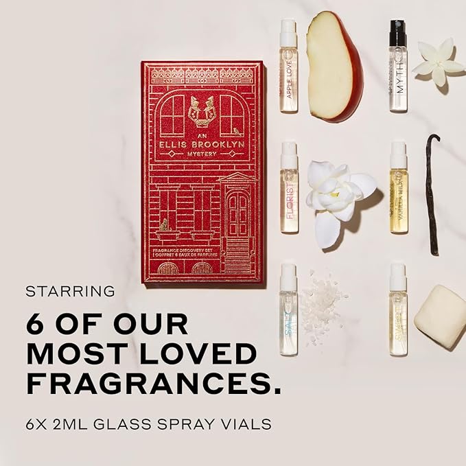 Ellis Brooklyn MYSTERY Fragrance Discovery Set - Eau De Parfum for Women Sample Perfume Set, Perfumes for Women, Clean, Long Lasting Perfume