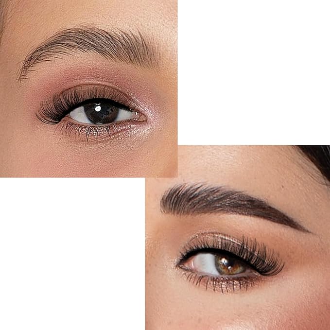 Cat Eye Lashes False Eyelashes Natural Look NINGLASH Wispy Lashes, Fake Eyelash 14mm Faux Mink Lashes Strips Eyelash 7 Pairs Natural Lash Pack