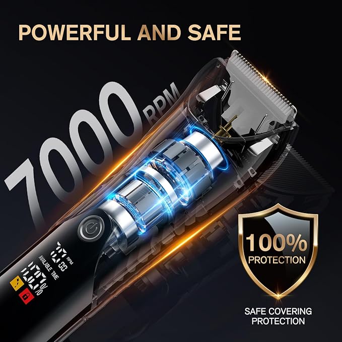 Manscape Electric Body Hair Trimmer - IPX7 Waterproof Ball Trimmer for Men with LED Light, Wet/Dry Groomer, USB-C Rechargeable, Travel Bag Included - Men's Pubic, Groin and Body Shaver