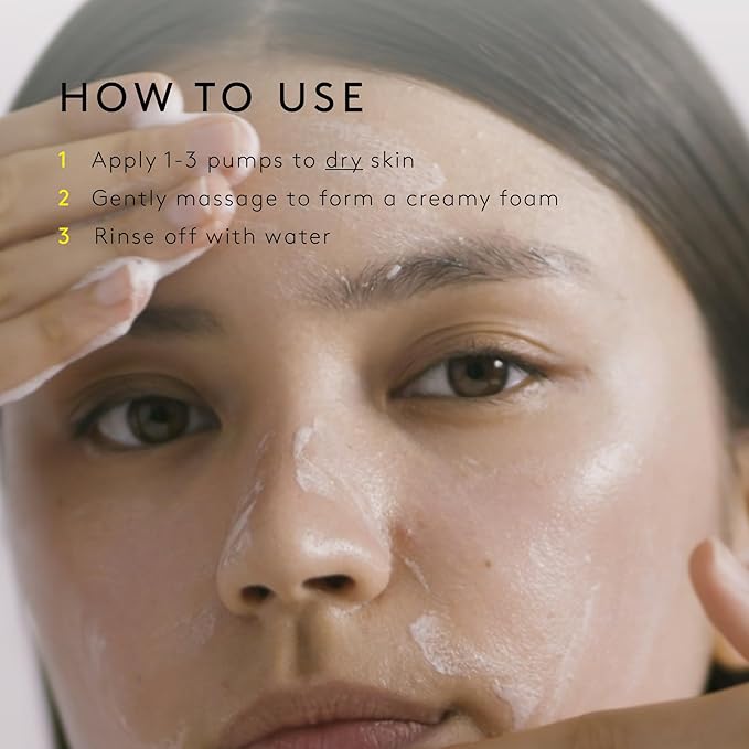 NUORI Vital Foaming Cleanser | Removes Dirt and Makeup, All Natural Skincare, 100 ml / 3.4 fl oz