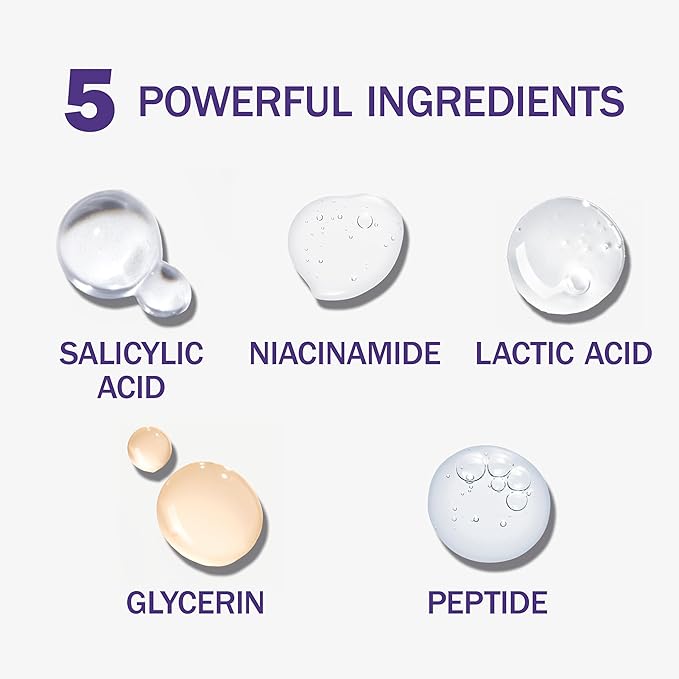 Olay Super Serum Night Repair for Face - Niacinamide, Peptide, Salicylic & Lactic Acid, Glycerin - Anti-Wrinkle, Dark Spot Reduction, Hydrating, Smooths Fine Lines, Skin Surface Renewal, 1.0 Oz