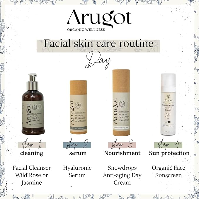 Organic Hyaluronic Acid Serum - Anti-Aging, Hydrating, and Moisturizing for All Skin Types - 30ml