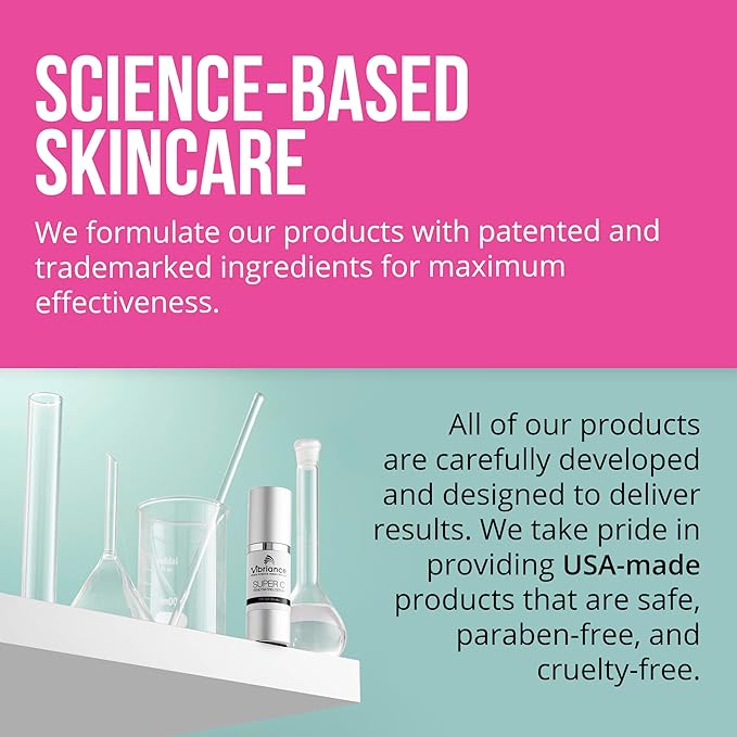 Vibriance Dynamic Duo Skincare Bundle | Super C Vitamin Serum, Retinol Skin Care Set - Age-Defying Night and Day Retinol and Vitamin C Serum for Face Routine Skincare Kit