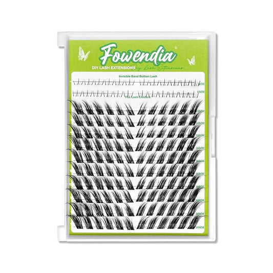 Fox Cat Eye Lashes D Curl Lash Clusters 8-18mm DIY Lash Extension 0.3mm Wispy Individual Cluster Eyelash Extensions, Fairy Fox