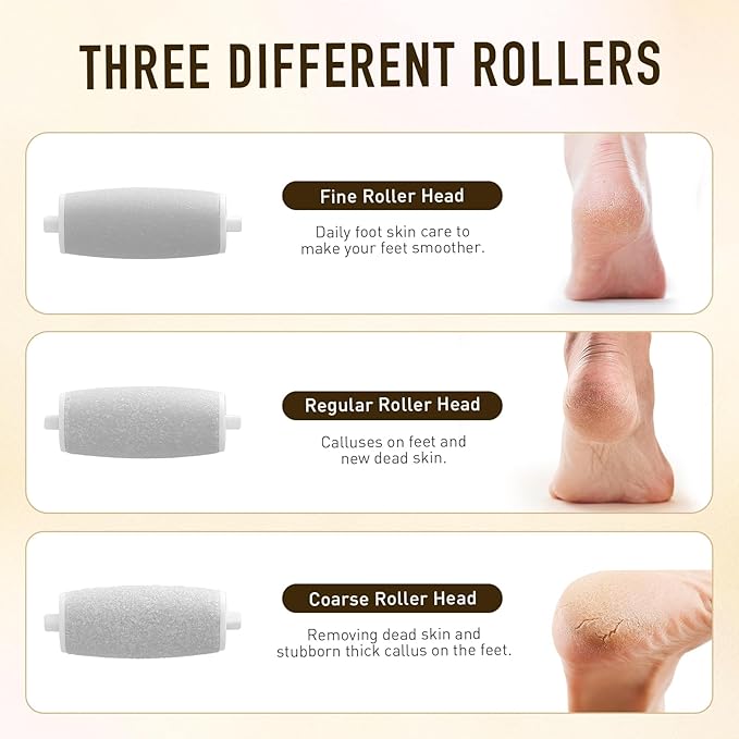 Electric Foot Callus Remover Easkep Rechargeable Portable Electronic Foot File Pedicure Tools, Waterproof 16 in 1 Callus Remover Kit, Professional Pedicure Kit for Dead Hard Cracked Dry Skin (Black)