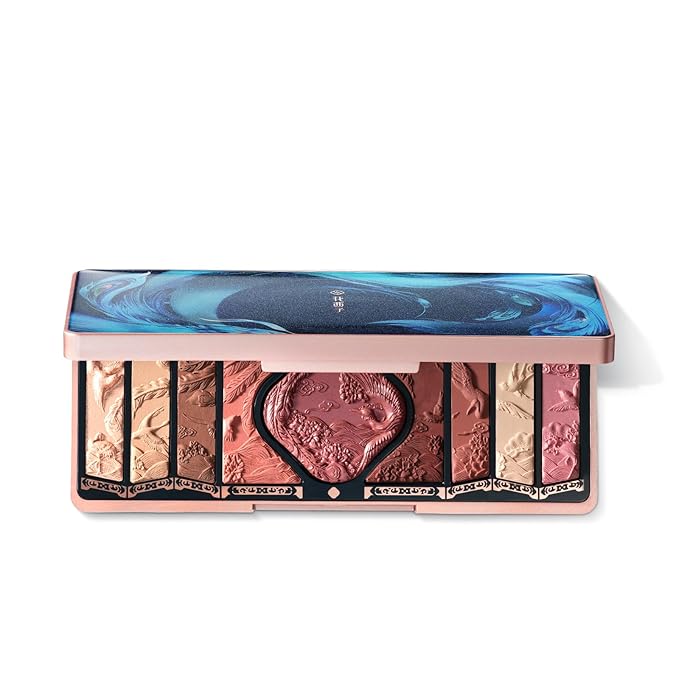 FLORASIS Floral Engraving Phoenix Makeup Palette (04 Burgundy Sunset)