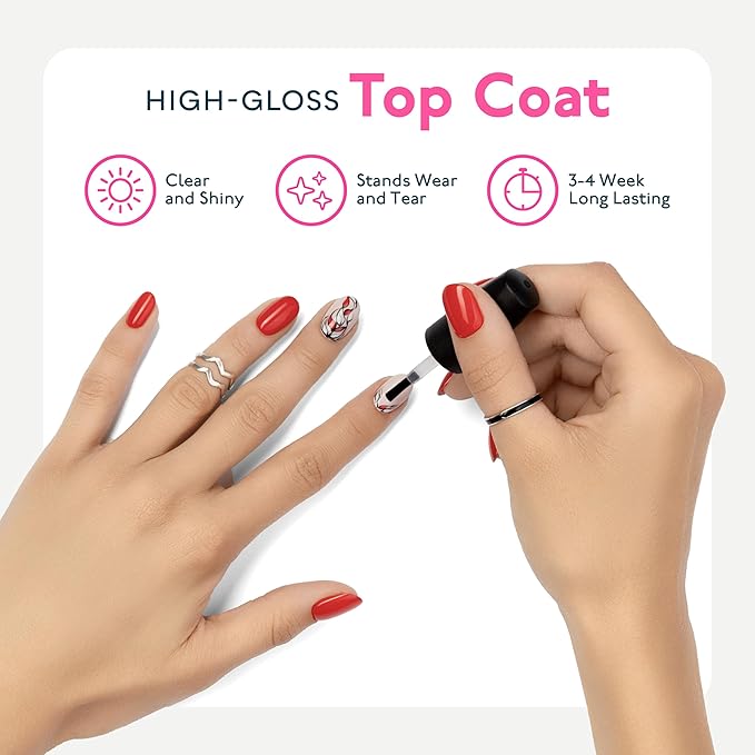 SUNUV Gel Nail Polish Kit with UV Light for Nails SUN2C 48W, 16 Colors Gel Polish Sets, Base and Top Coat with 8 PCS Manicure Tools Gift for Women